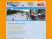 Tablet Screenshot of eisarena-insel-usedom.de